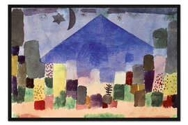 Gerahmter Kunstdruck Der Berg Niesen, Ägyptische Nacht - Paul Klee
