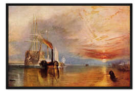 Gerahmter Kunstdruck Das Schiff 'The Fighting Temeraire', 1839