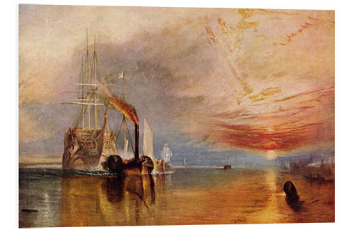 Tableau en PVC The Fighting Temeraire, 1839