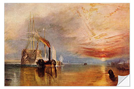 Selvklebende plakat The Fighting Temeraire, 1839