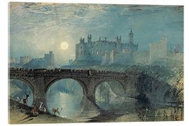 Akrylbillede  Alnwick Castle, 1829 - Joseph Mallord William Turner
