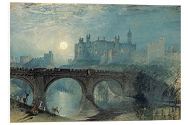 Foam board print Alnwick Castle, 1829