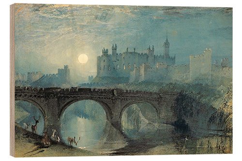 Wood print Alnwick Castle, 1829