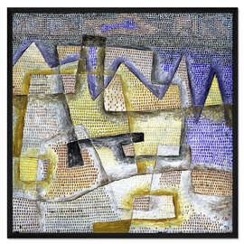 Gerahmter Kunstdruck Felsenküste