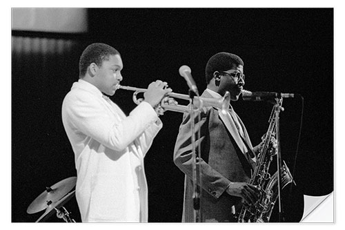 Naklejka na ścianę Wynton Marsalis, Sonny Rollins, Capital Jazz Festival, 1988