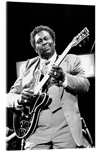 Acrylic print B.B. King, Capital Jazz, 1982