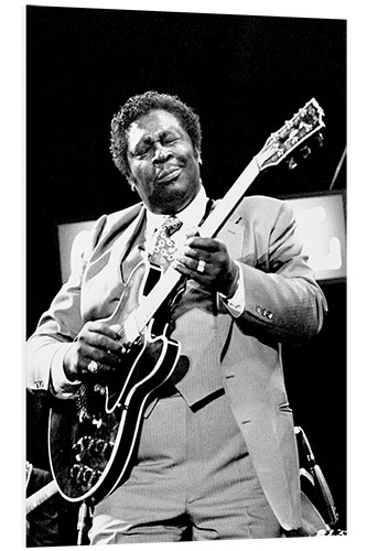 PVC-tavla B.B. King, Capital Jazz, 1982