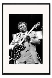 Gerahmter Kunstdruck B.B. King, Capital Jazz, 1982