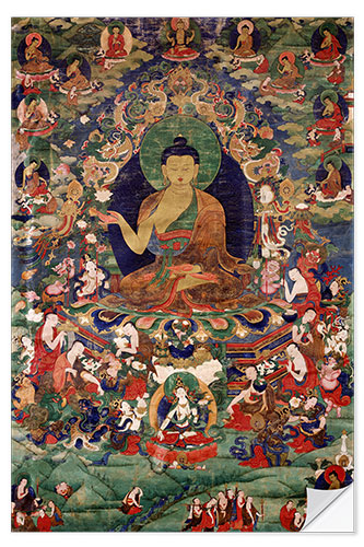 Självhäftande poster Shakyamuni Buddha