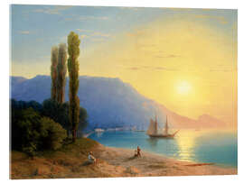 Akrylbilde Sunset over Yalta