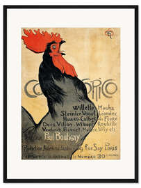 Gerahmter Kunstdruck Cocorico