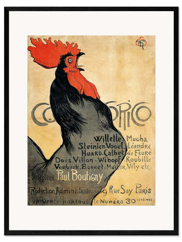 Framed art print Cocorico