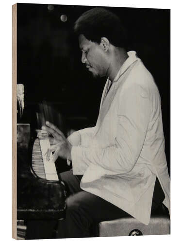 Tableau en bois McCoy Tyner, Newport Jazz Festival, 1978