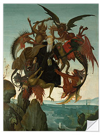 Wandsticker Die Qualen des Heiligen Antonius