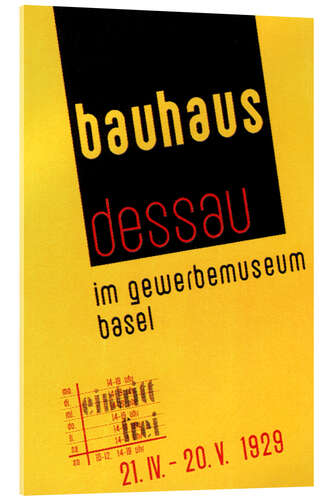 Akryylilasitaulu Bauhaus Dessau, 1929