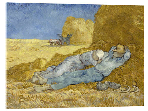 Acrylglasbild The Siesta, 1890