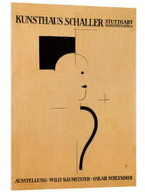 Tableau en PVC Exhibition Willy Baumeister - Oskar Schlemmer, 1918