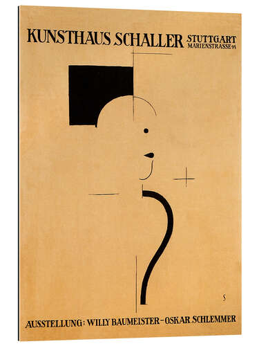 Gallery Print Ausstellung Willy Baumeister - Oskar Schlemmer, 1918