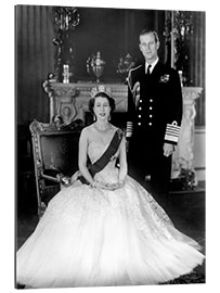 Gallery Print Königin Elizabeth II. und Duke of Edinburgh, 1953