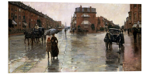 Obraz na PCV Rainy Day, Boston, 1885