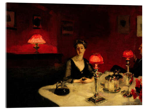 Acrylic print A Dinner Table at Night, 1884
