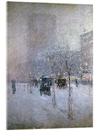 Acrylglas print Late Afternoon, New York, Winter 1900