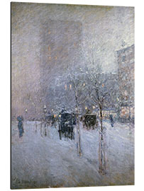 Aluminium print Late Afternoon, New York, Winter 1900