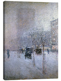 Canvas-taulu Late Afternoon, New York, Winter 1900