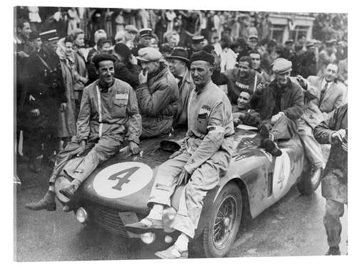 Acrylic print Froilan Gonzalez und Maurice Trintignant, Le Mans 24 hours, 1954