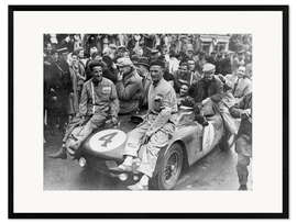 Impression artistique encadrée Froilan Gonzalez und Maurice Trintignant, Le Mans 24 hours, 1954
