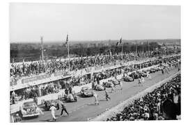 Stampa su PVC Start of the Le Mans Race, France, 1950