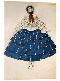 Acrylglas print Chiarina, Costume for the ballet Carnival