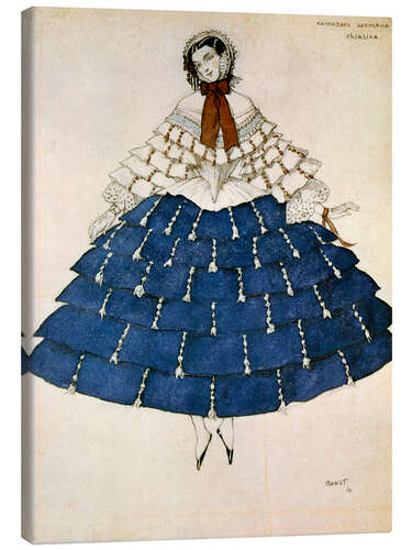 Quadro em tela Chiarina, Costume for the ballet Carnival