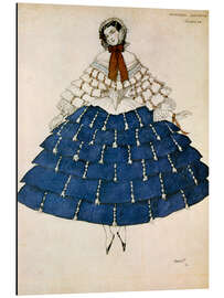 Magnettafel Chiarina, Kostüm für das Ballett Carnival