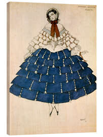 Stampa su legno Chiarina, Costume for the ballet Carnival