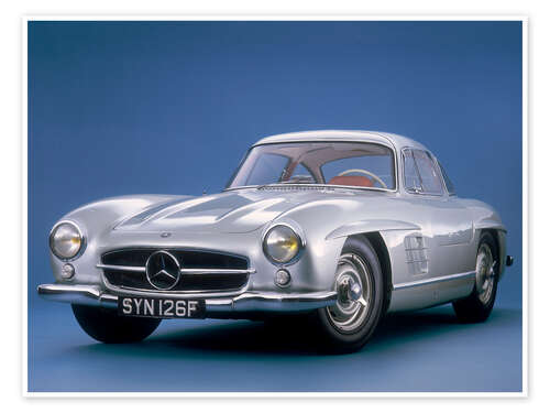 Poster 1957 Mercedes Benz 300 SL Gullwing