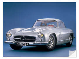 Sticker mural 1957 Mercedes Benz 300 SL Gullwing