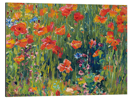 Cuadro de aluminio Poppies, Robert William Vonnoh, 1888