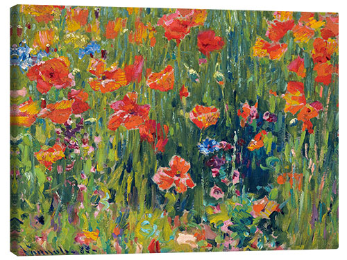 Canvastavla Poppies, Robert William Vonnoh, 1888