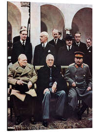 Cuadro de aluminio Yalta Conference of Allied Leaders, 4-11 February 1945