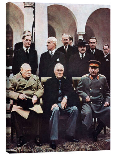 Canvas-taulu Yalta Conference of Allied Leaders, 4-11 February 1945