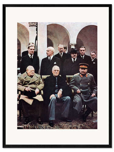 Framed art print Yalta Conference of Allied Leaders, 4-11 February 1945