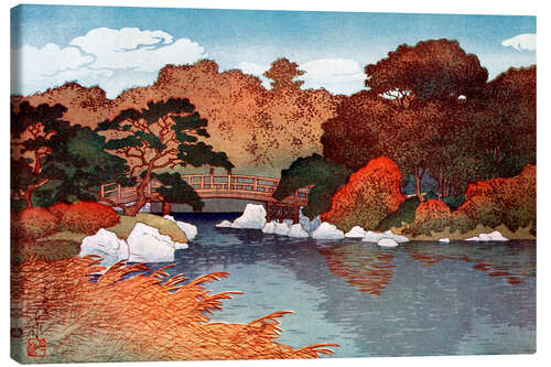 Quadro em tela Autumn in Hundred Flower Garden at Muko-Jima
