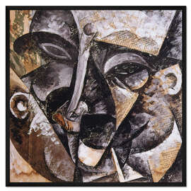 Gerahmter Kunstdruck Die Dynamik des Kopfes, 1914