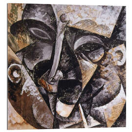 Galleritryk Dynamism of a Man&#039;s Head, 1914