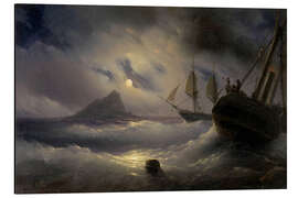 Magnettafel Gibraltar by Night, 1844