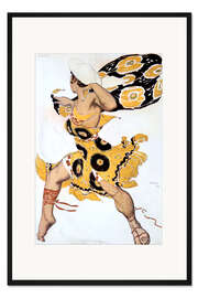 Gerahmter Kunstdruck Ephebe, Kostümdesign für Ballets Russe, 1911