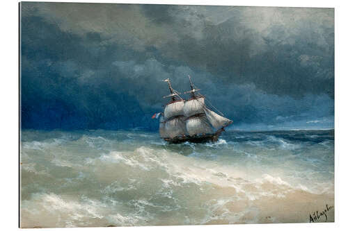 Tableau en plexi-alu Stormy Sea