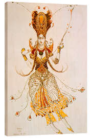 Stampa su legno The Firebird, costume design for Stravinsky&#039;s ballet