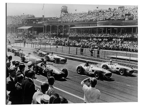 Alubild Start des Grand Prix von Großbritannien, Liverpool, 1955